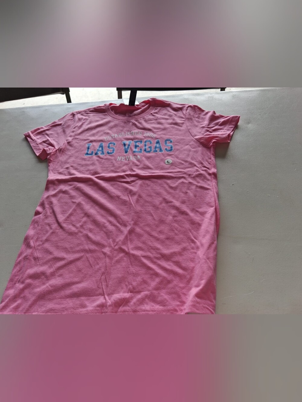Gildan Softstyle Pink Tee with Tag
